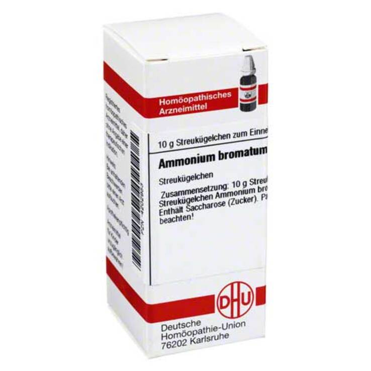 DHU Ammonium bromatum D 4 Globuli, 10 g