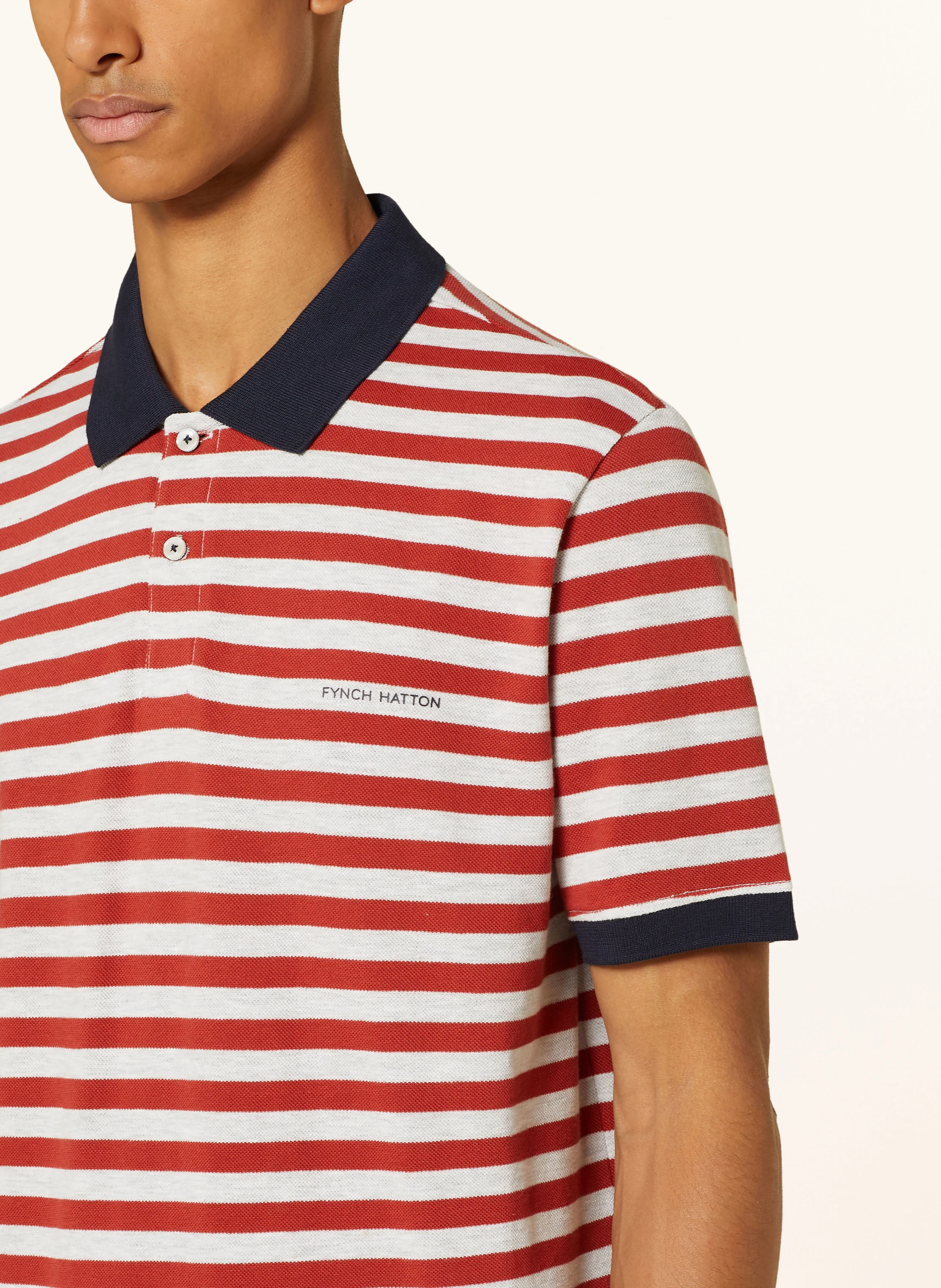 FYNCH-HATTON Piqué-Poloshirt