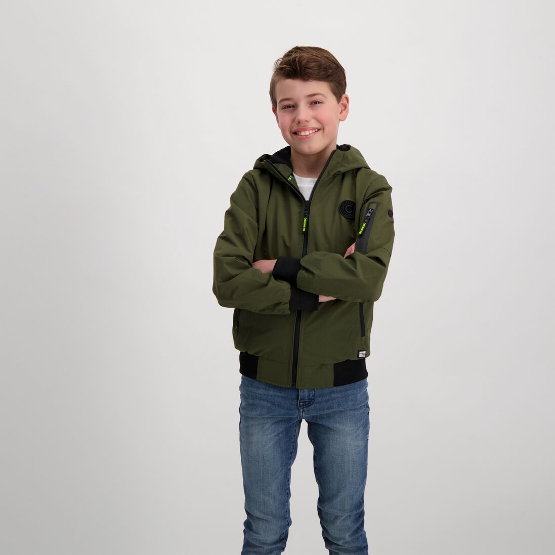 CARS JEANS groene cars jeans jack colin