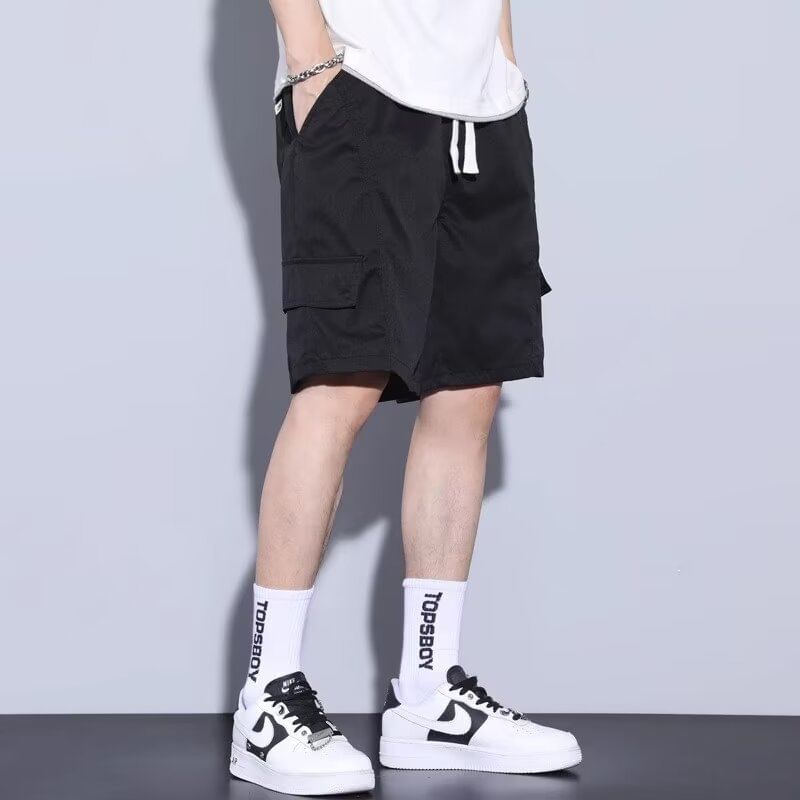 Blueforce - Cargo shorts met middelhoge taille en letters