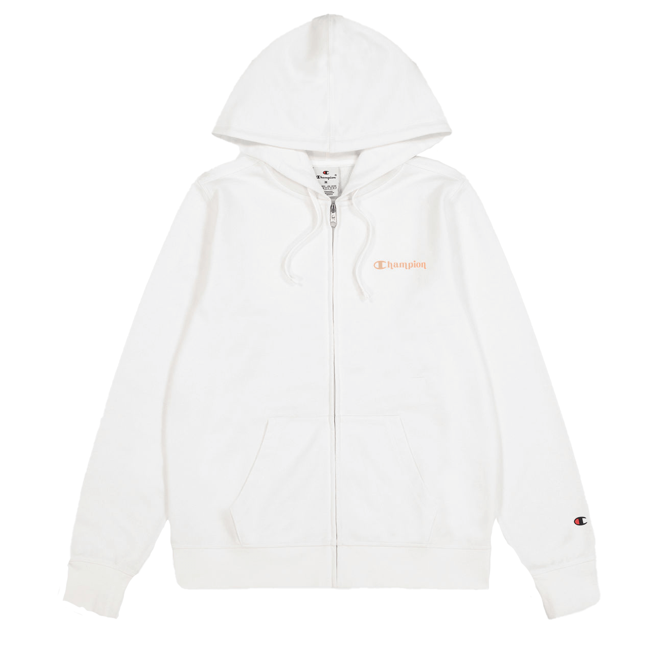 Champion Full Zip Hoodie Sweatshirt W - Fritid og bomull