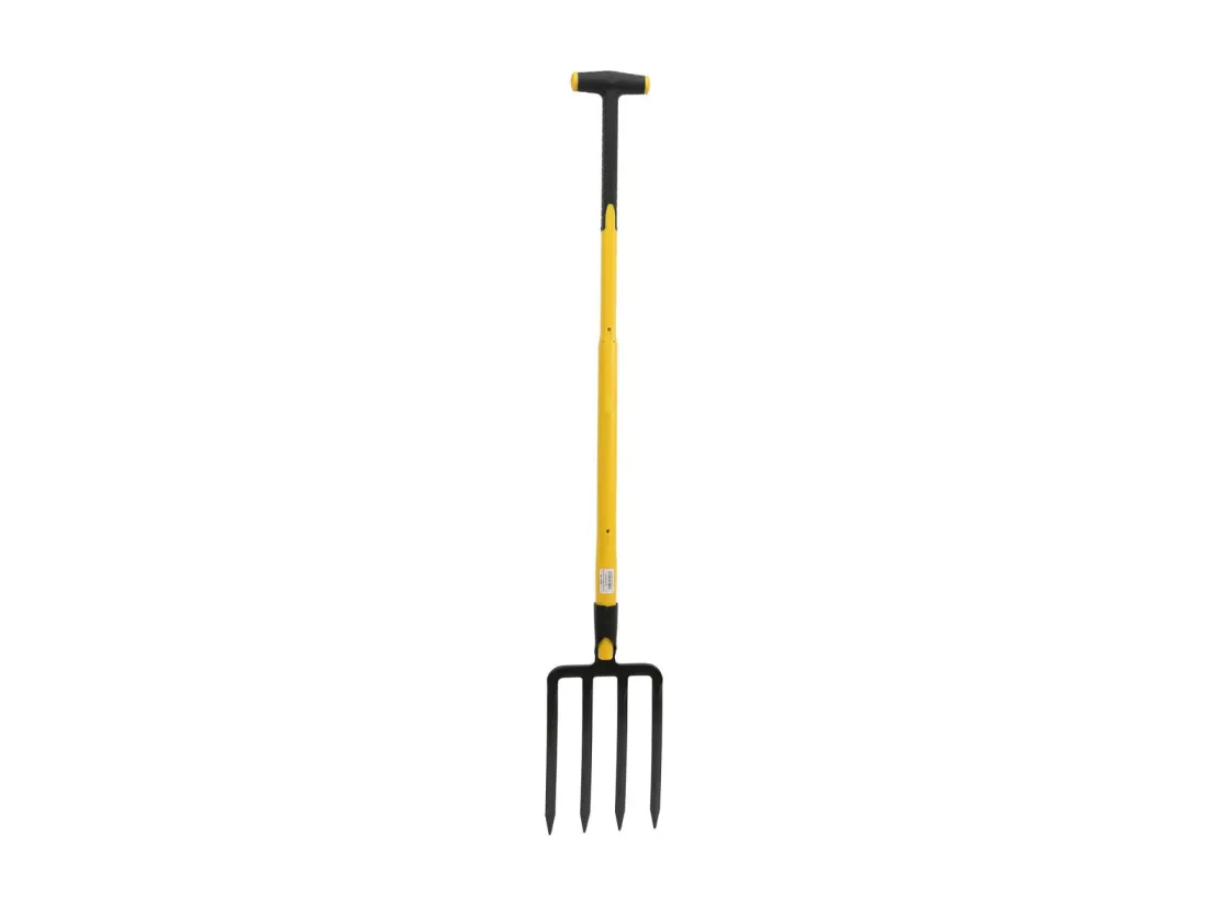Fourche à bêcher 4 dents avec manche béquille trimatière