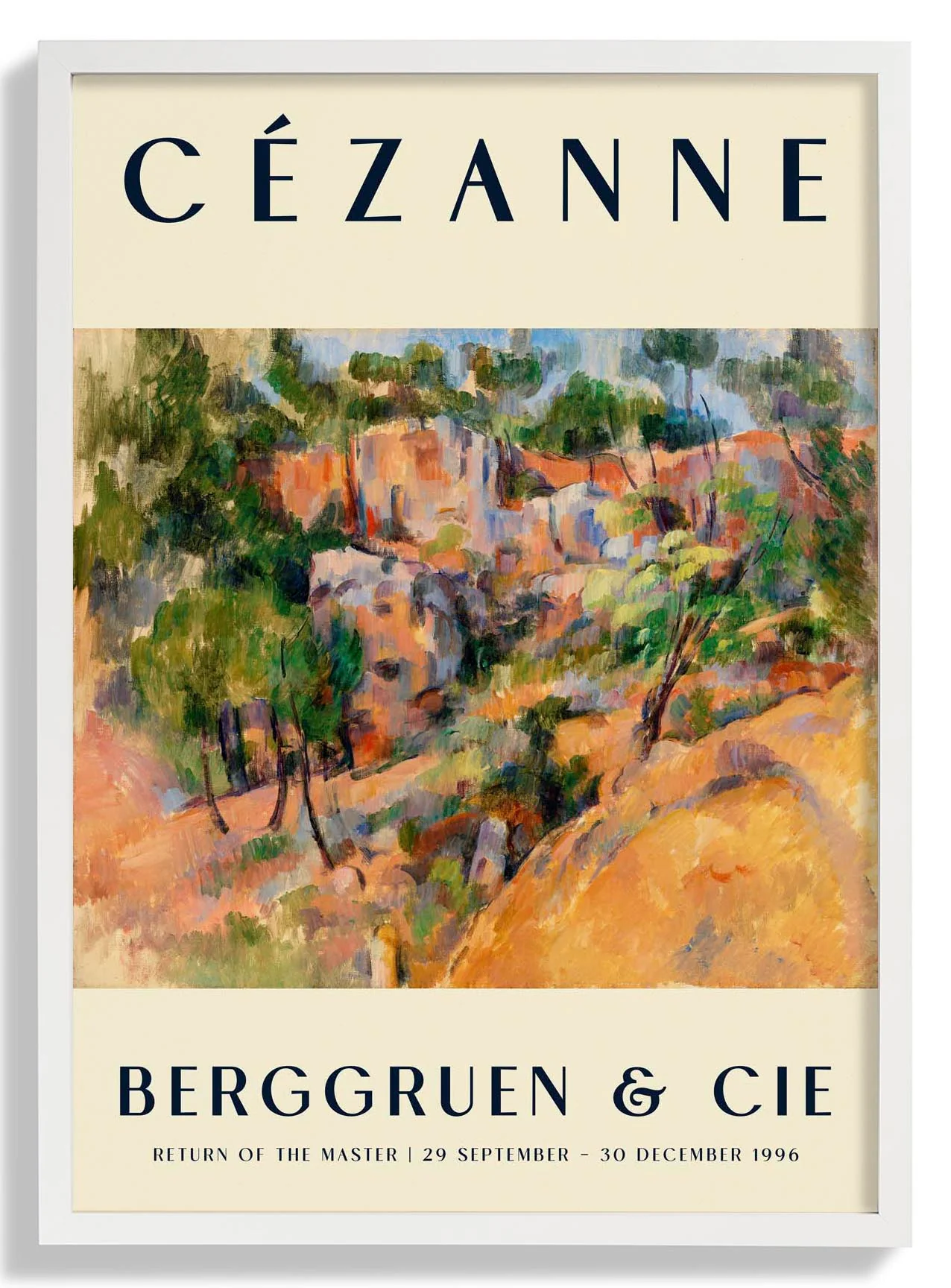 Bibémus Kunstausstellung von Paul Cézanne
