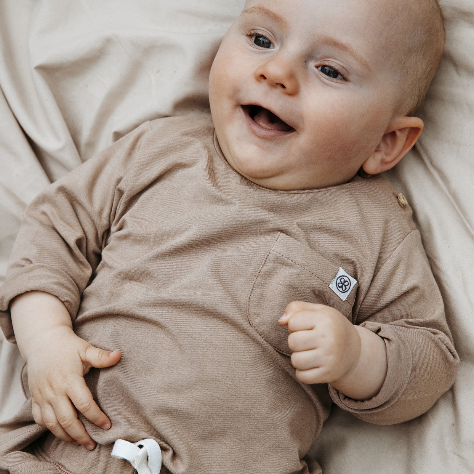 Baby Langarmshirt UVP 50  Peanut Brown