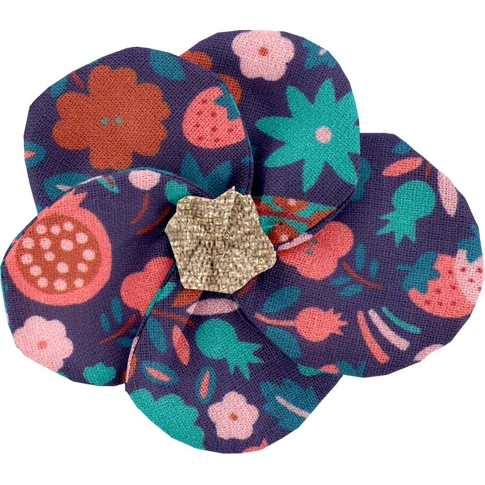Petite Barrette Pétales De Fleur Huppette Fleurie