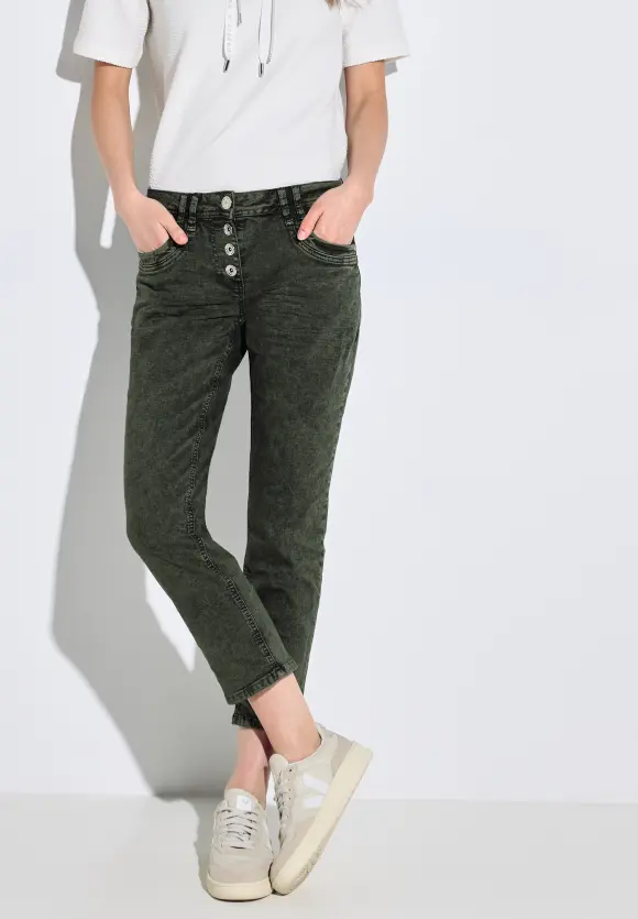 Casual Fit Color Hose - strong khaki