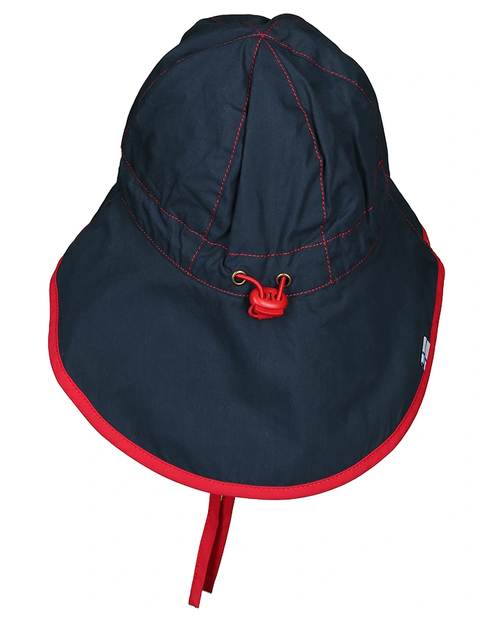 Sommerhut RANTA SPORT mit Nackenschutz in navy/red