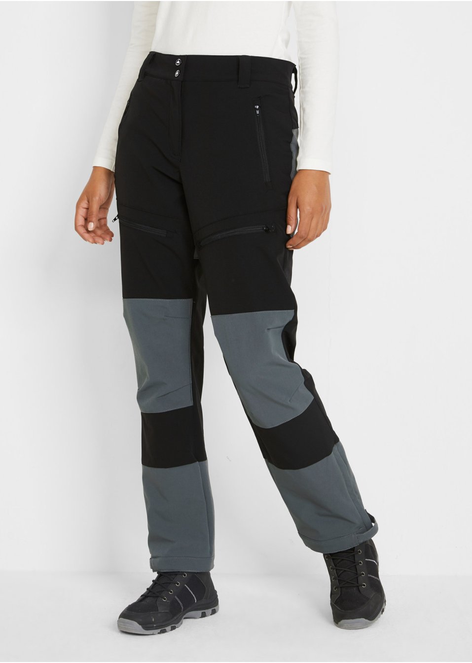 Pantalon softshell imperméable, évasé