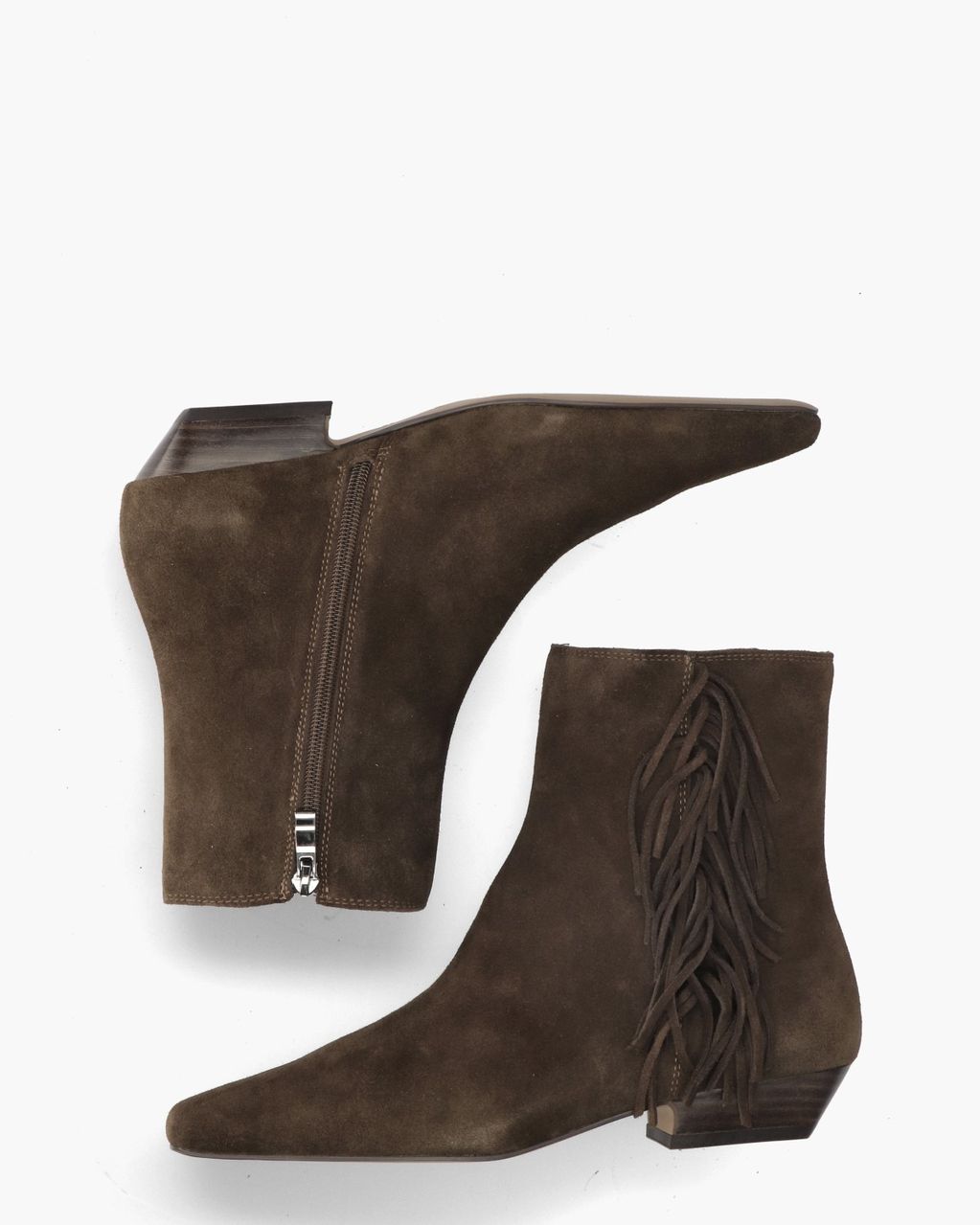 Toral Linette Donkerbruin Dames Enkelboots