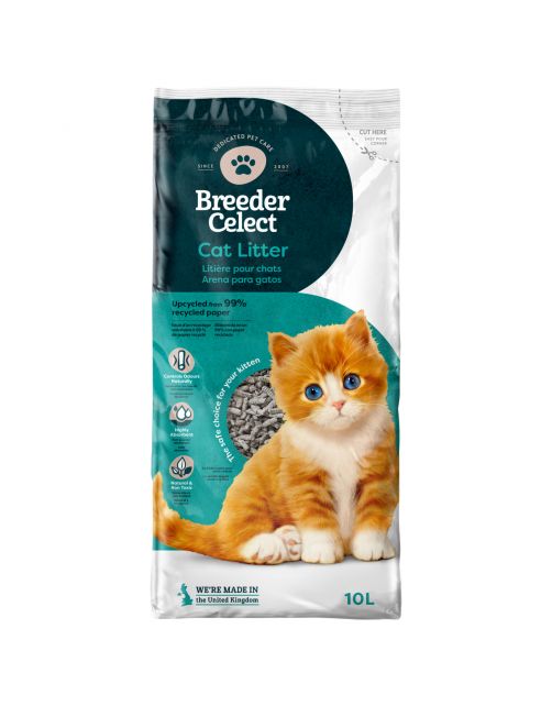 Breedercelect Kattenbakvulling 100 Procent Recycled - Kattenbakvulling