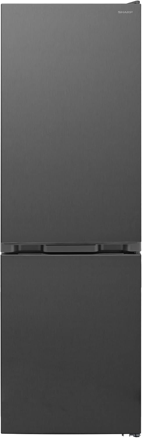 SHARP SJ-BA09RMXLC-EU Kühl- Gefrierkombination/AdvancedNoFrost/GentleAirFlow/OdourNeutral/LED-Innenbeleuchtung/Nutzinhalt von 294 L/Inox Look