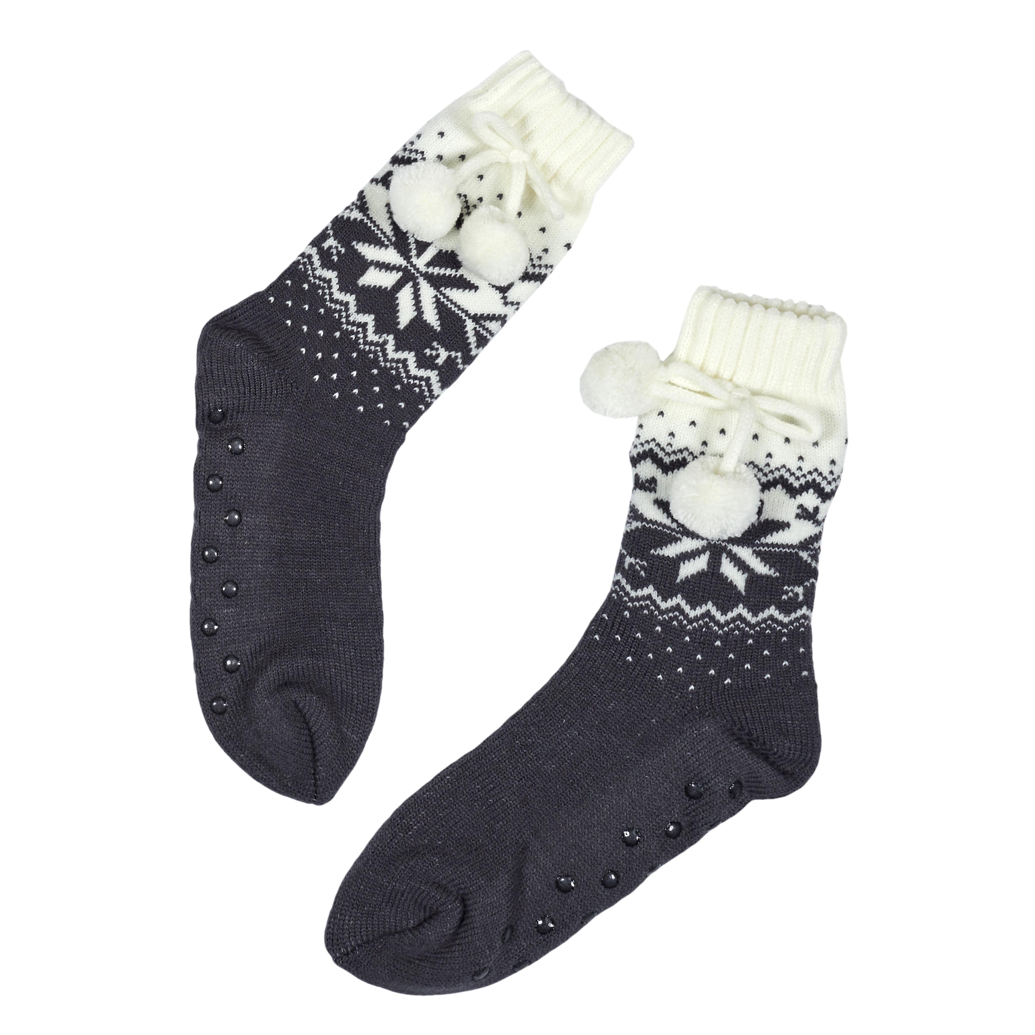 CHAUSSETTES POMPONS ADULTE