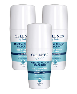 Celenes by Sweden Thermal Minerale Roll-On Deodorant Multiverpakking 3x75ML