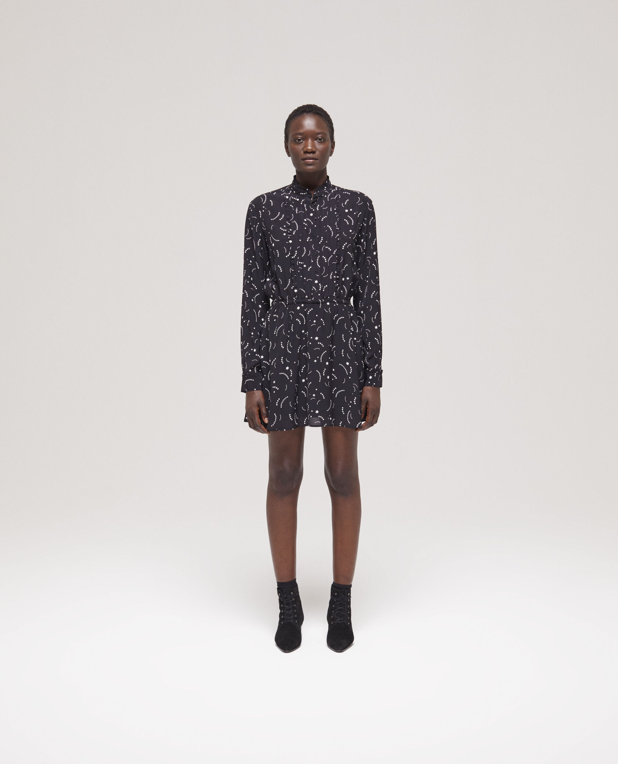 Robe courte imprimée
