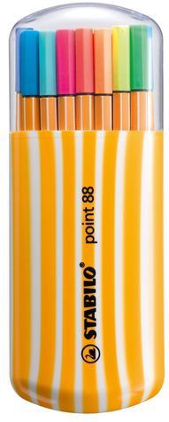 Set Viltstiften Stabilo Point 88 20 Onderdelen Multicolour
