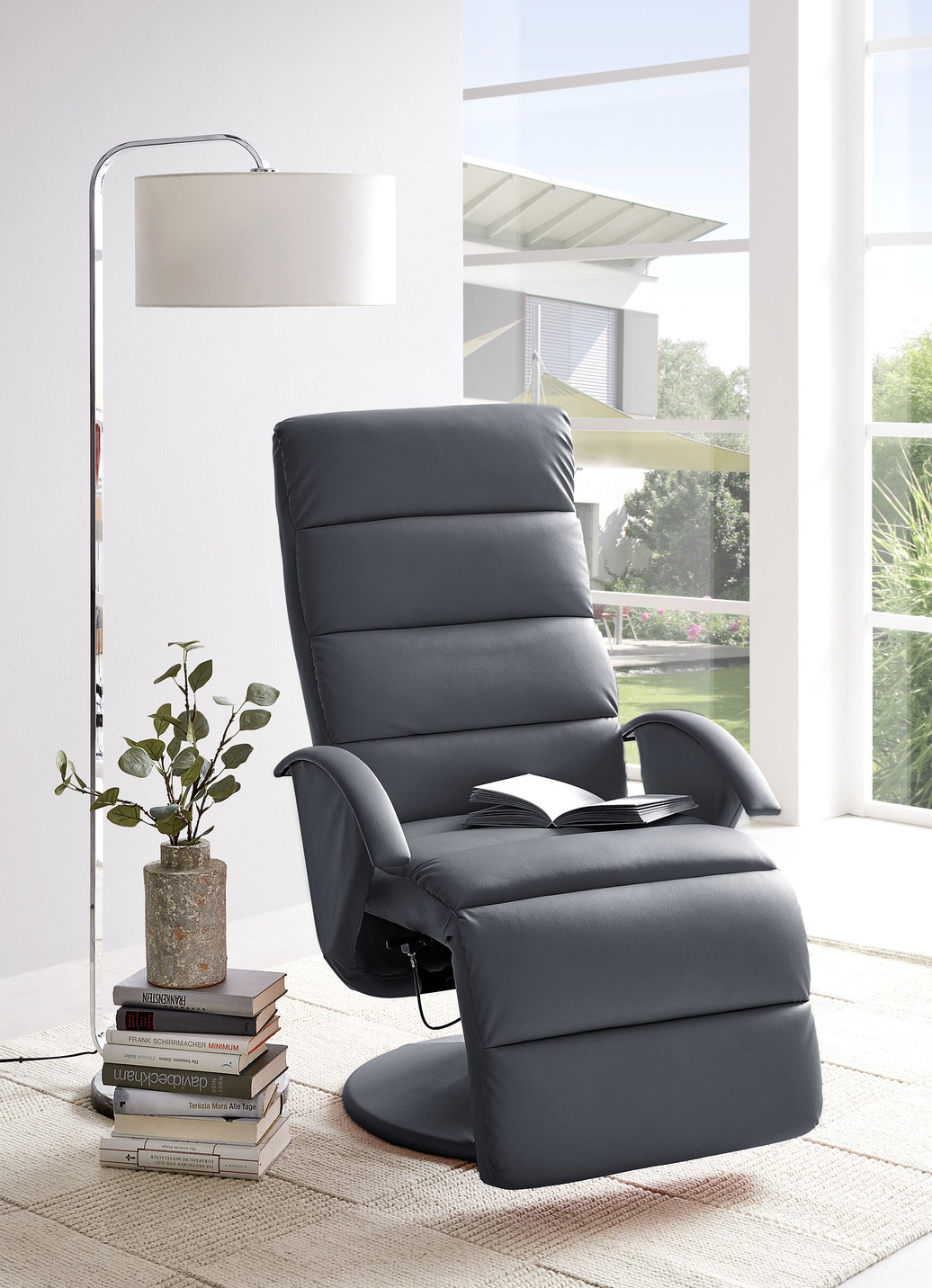 Relax-Sessel mit stabilem Metallrahmen