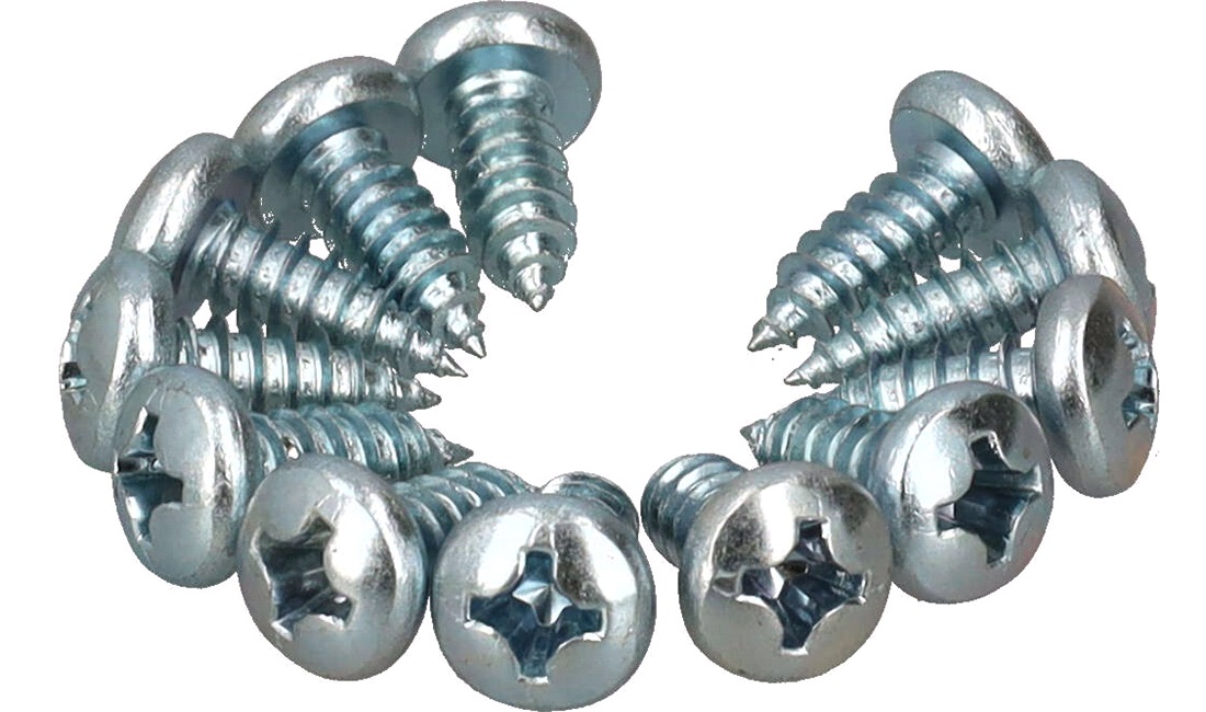 Skruer PH M6x16 mm - 12 stk.