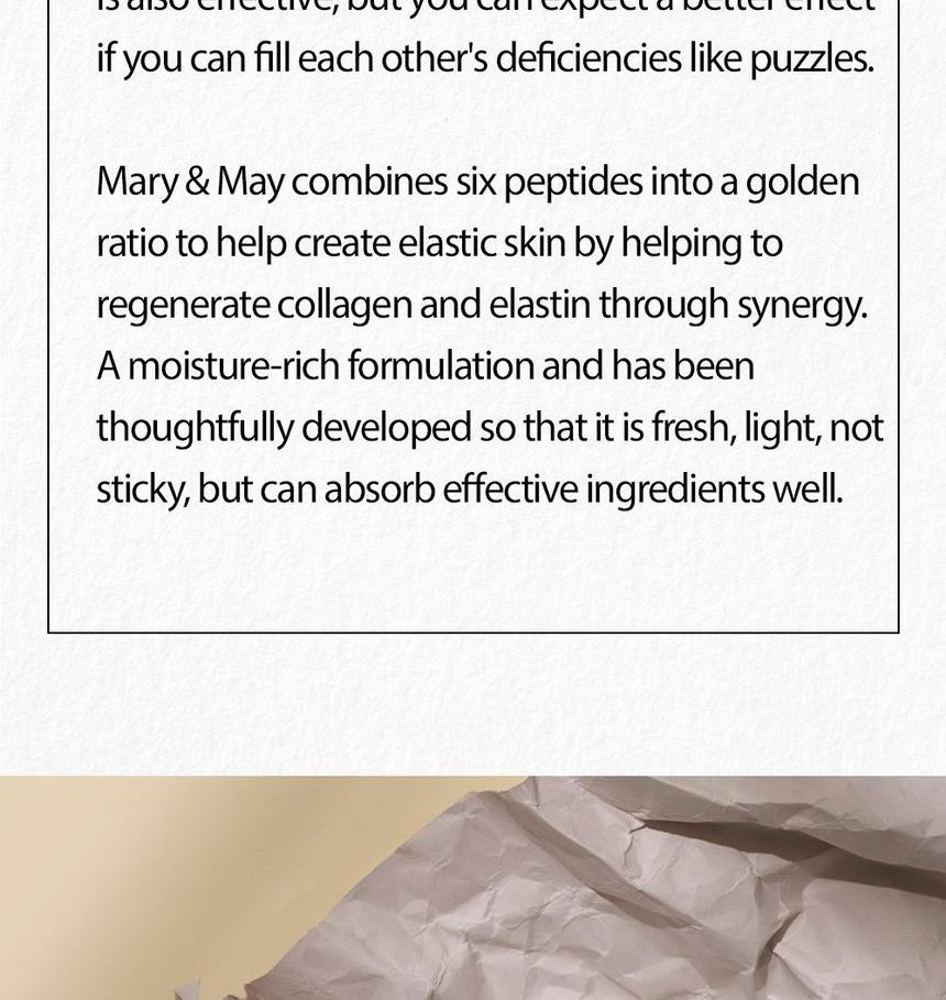 Mary&May - 6 Peptide Complex Serum