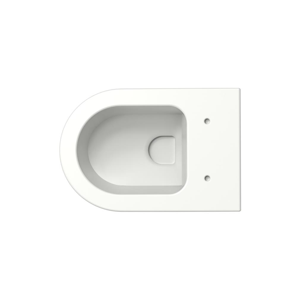 Xenz Gio randloos toilet 47cm met vortexspoeling wit mat