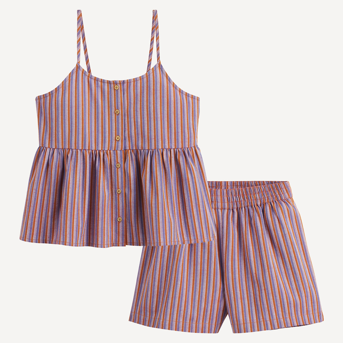 COLEÇÃO LA REDOUTE<br>Conjunto de 2 peças, top e shorts