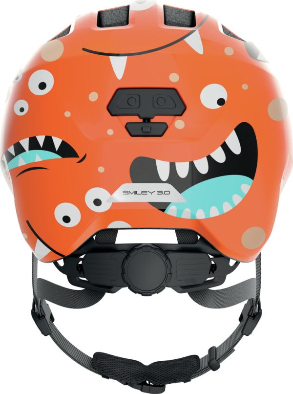 Abus Smiley 3.0 Cykelhjelm, Orange Monster Shiny