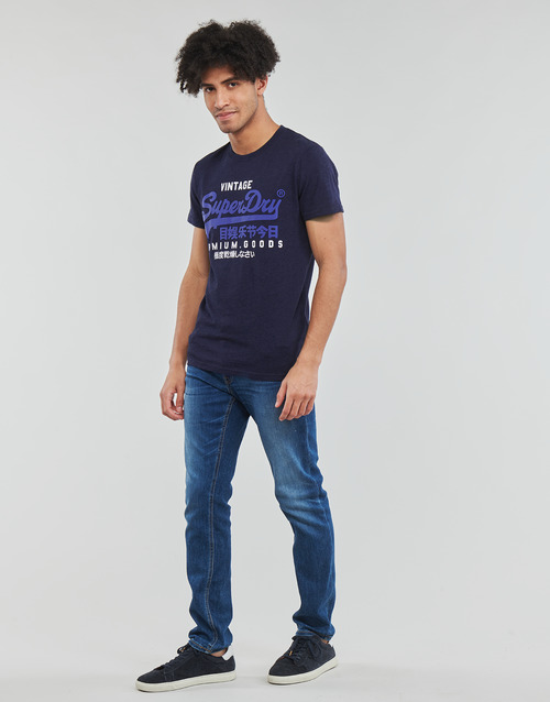Superdry - VL TEE - Bleu