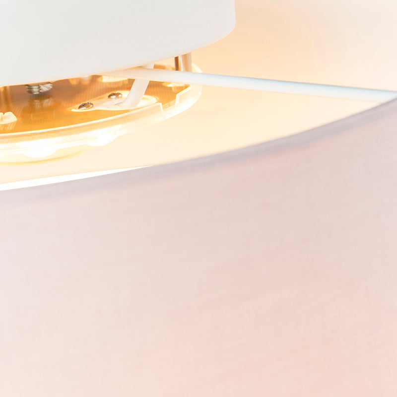 QAZQA Plafondlamp roze 40 cm incl. LED - Drum LED