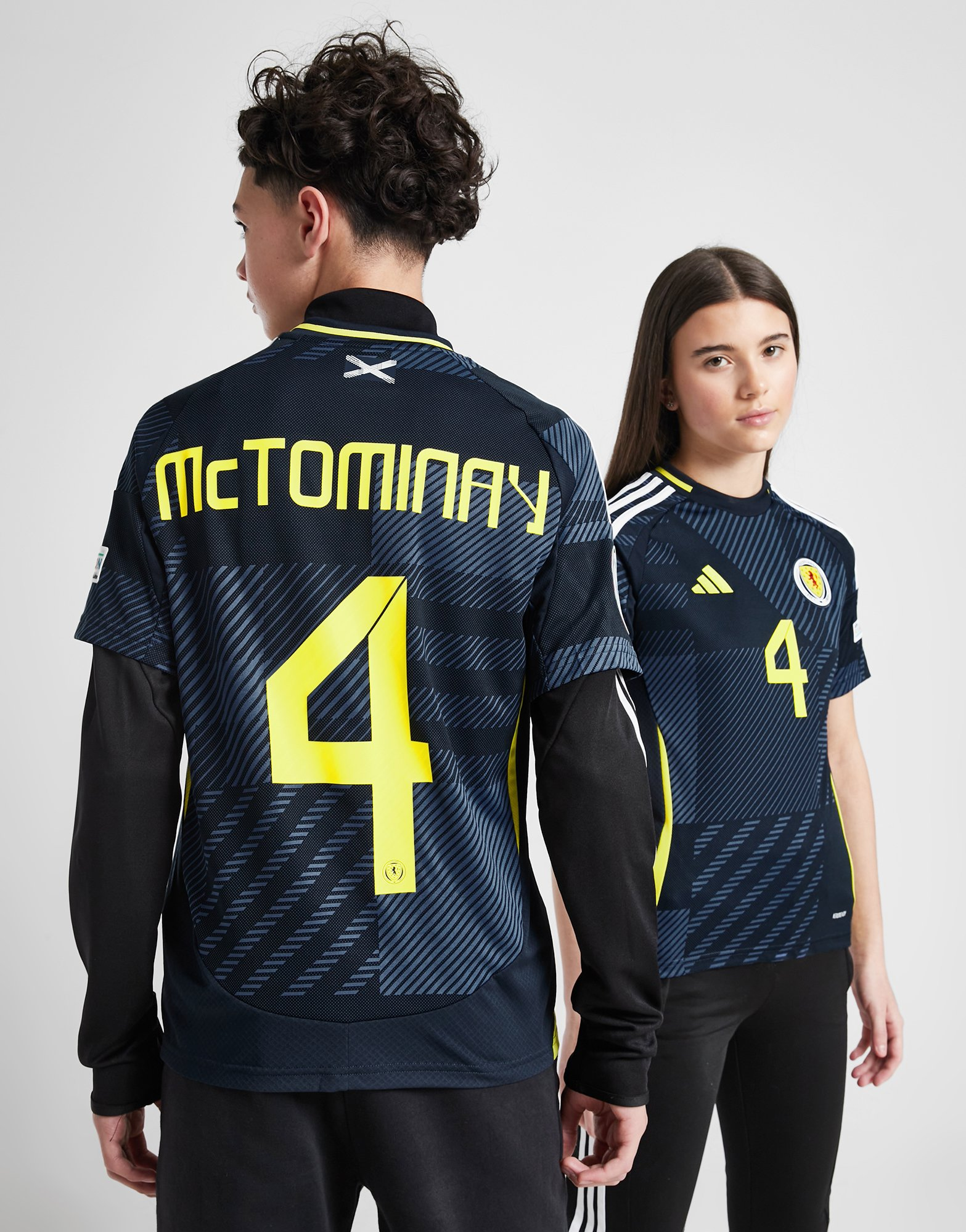 adidas Maillot Domicile Écosse 2024/25 McTominay #4 Junior