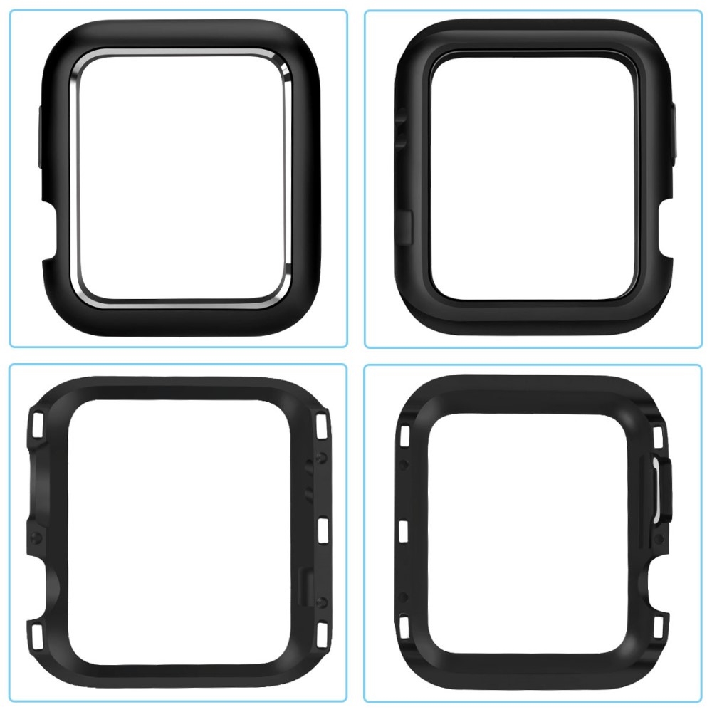 Apple Watch Series (42 mm) Magnetische Alu Schutzhülle Bumper Case (Magnet-Technologie) - Schwarz