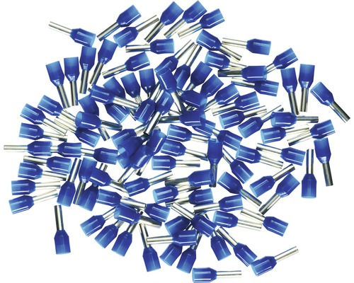 Haupa 270810 Geïsoleerde adereindhulzen 2,5 mm² blauw 100 stuks
