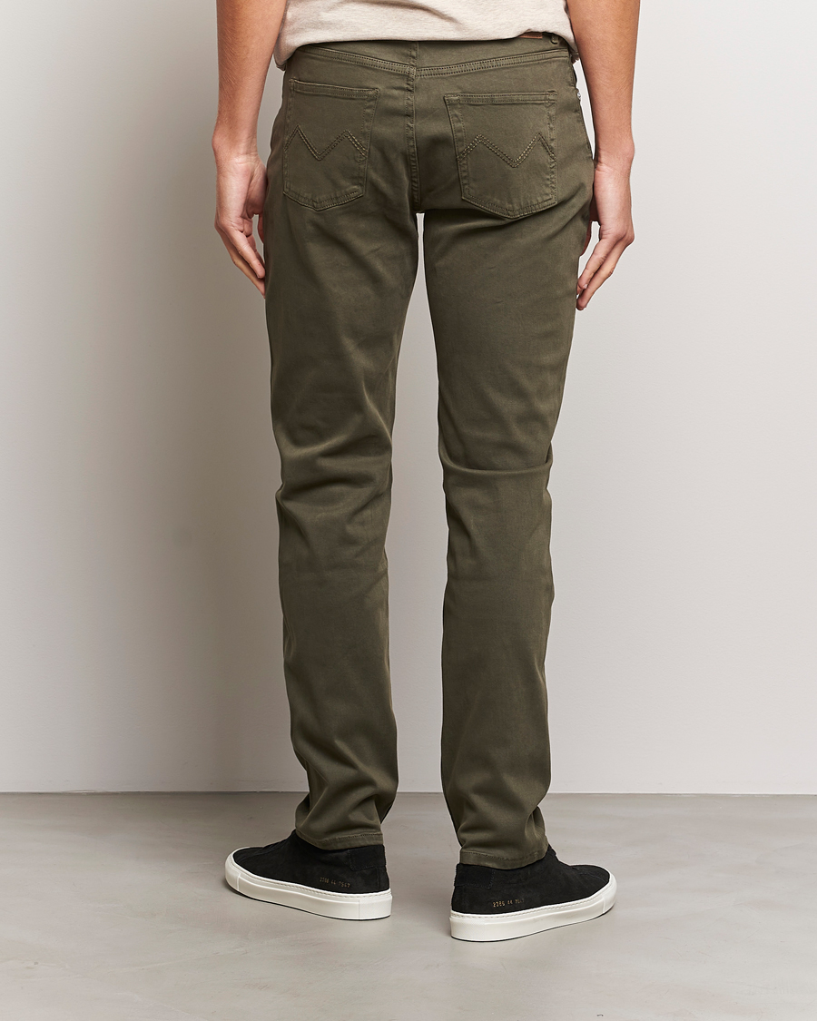 Morris James Brushed 5-Pocket Pant Olive