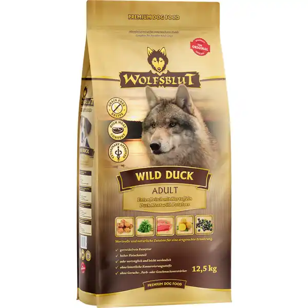 Hundefutter Wild Duck Adult