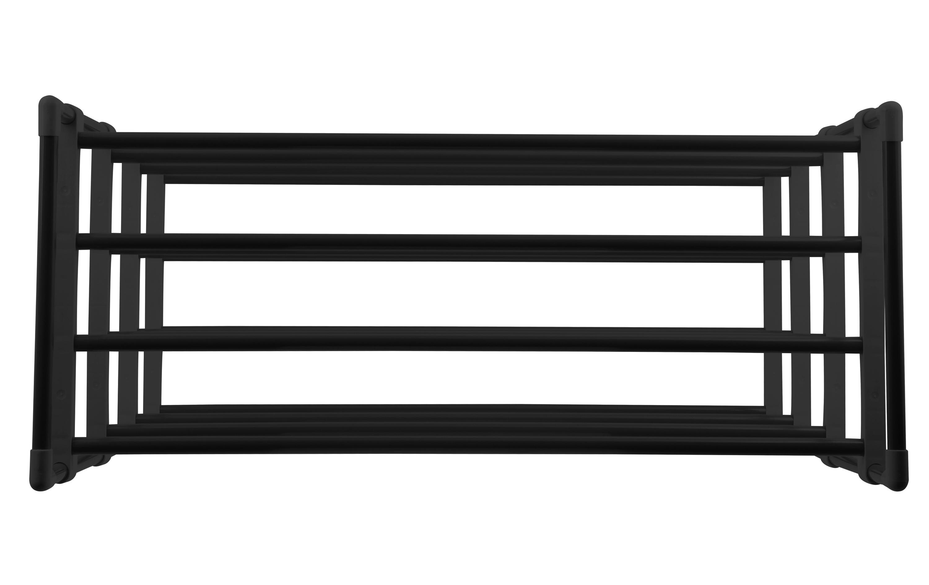 Schuhregal 65 x 29 x 74 cm, SchwarzSchuhgestell