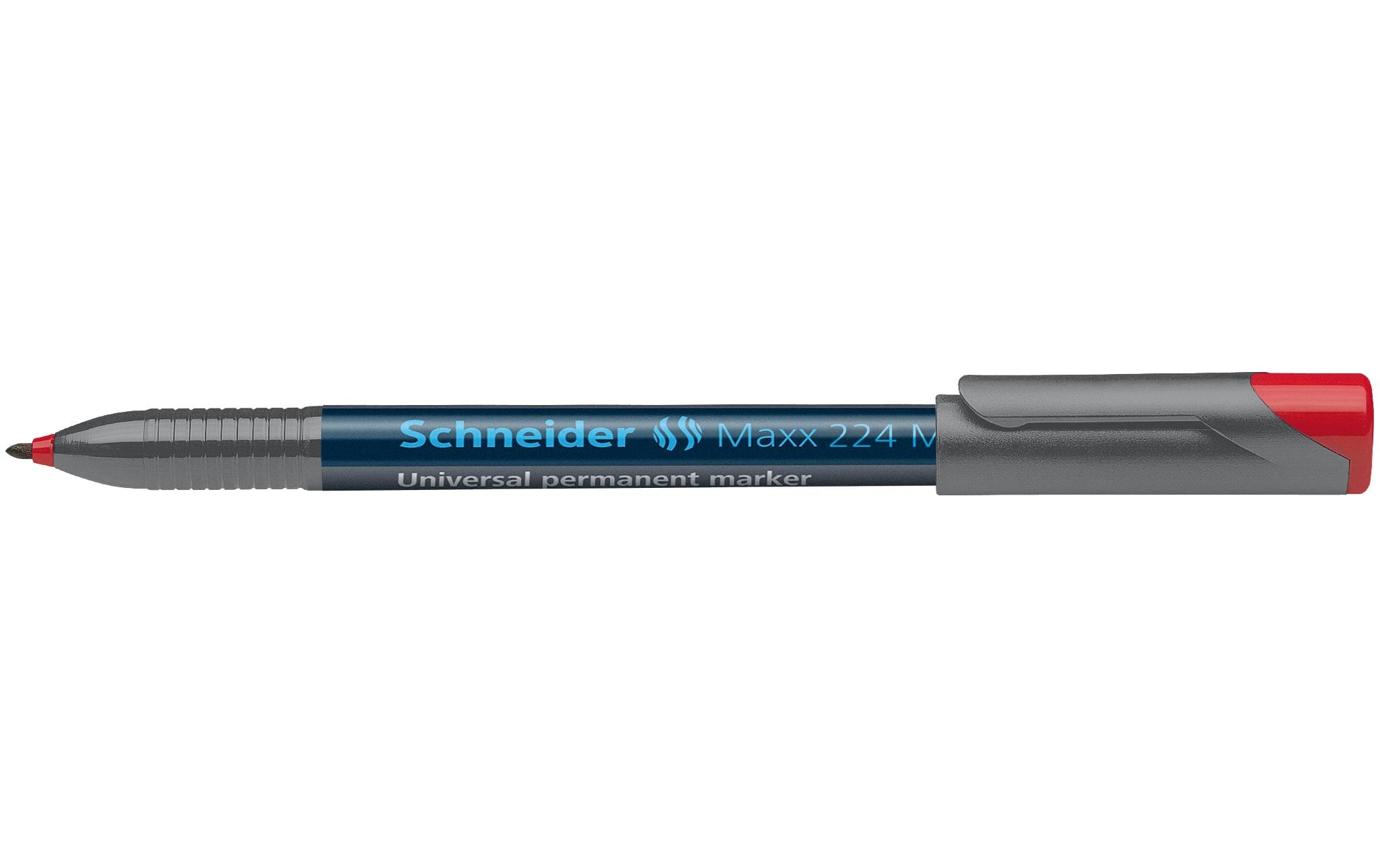 Universal-Marker Maxx 224 M permanent, RotMarker permanent, 1 mm