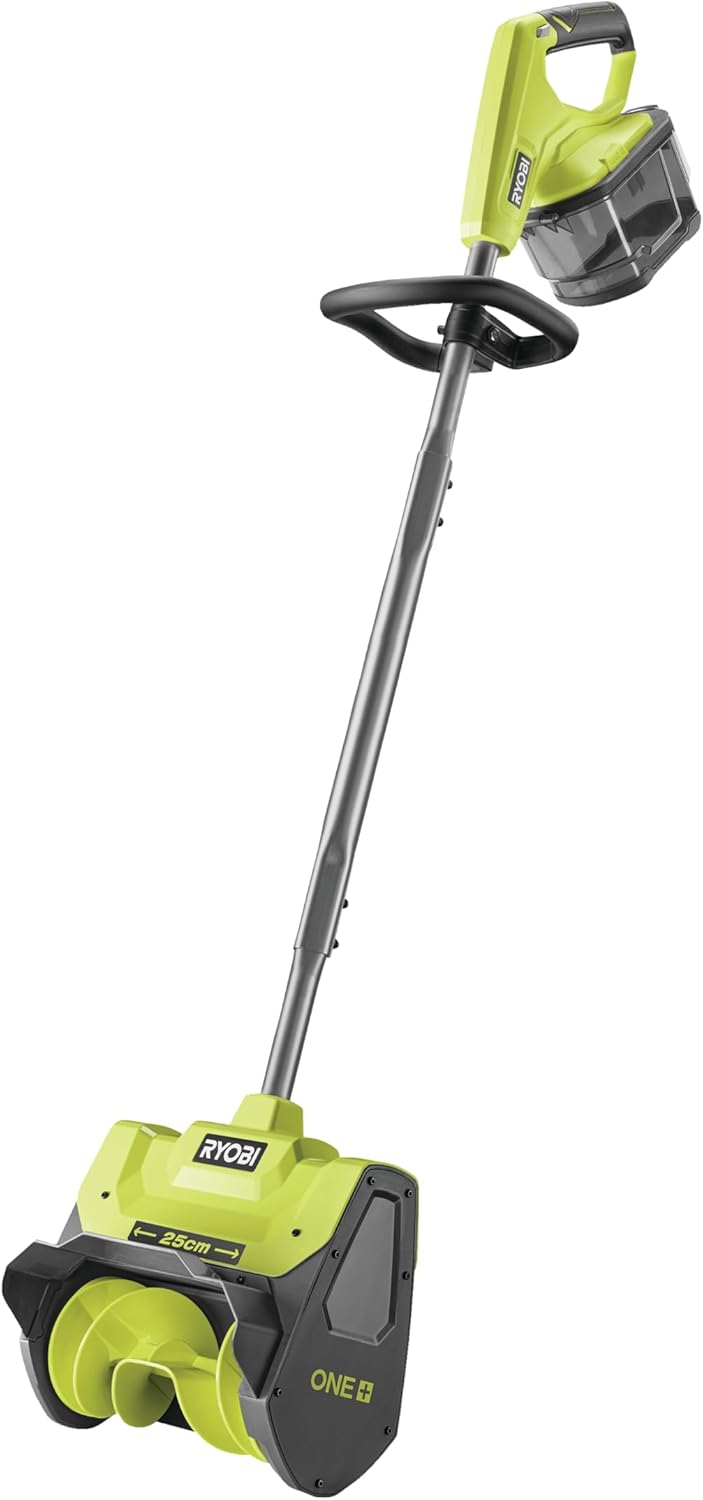 RYOBI 18 V ONE+ Akku‐Schneefräse RY18ST25A‐0, Räumbreite 25 cm, ohne Akku und Ladegerät