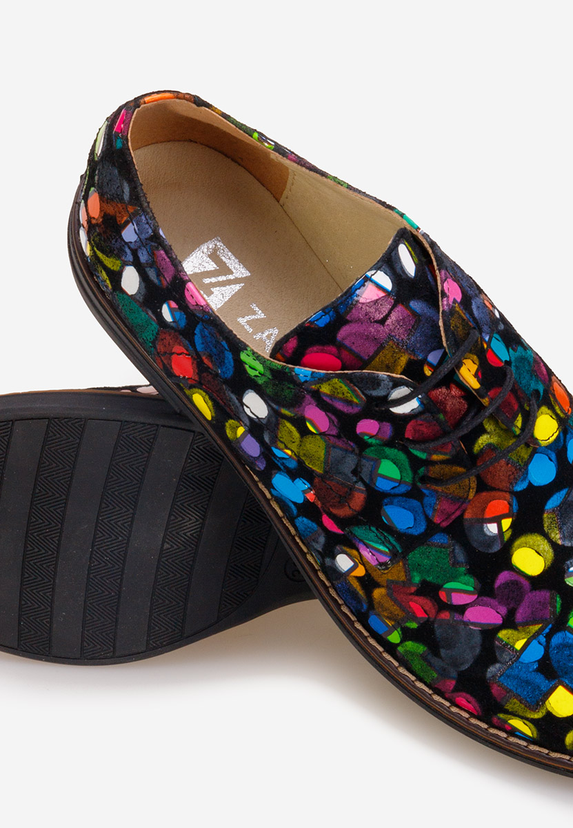 Chaussures derby en cuir multicolores Otivera V10