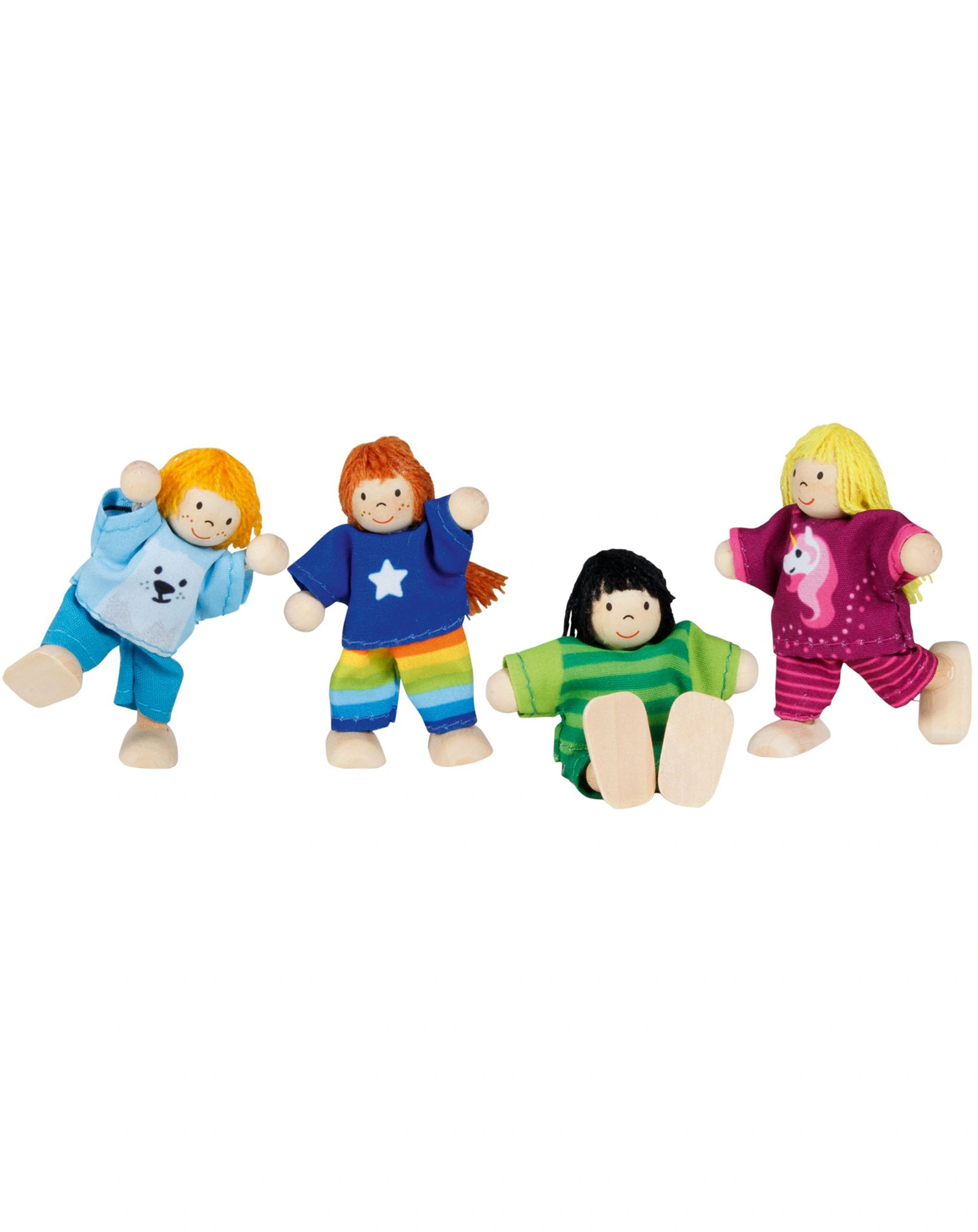 Biegepuppe KINDER CLIQUE 4-teilig