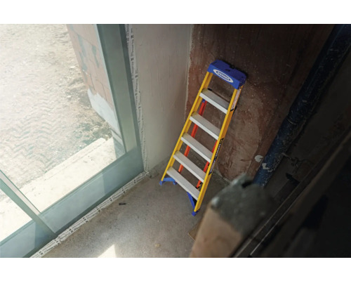 WERNER Leansafe X3 Glasvezel verleng- of trapladder, 2 x 5 sporten, werkhoogte 3,7 m