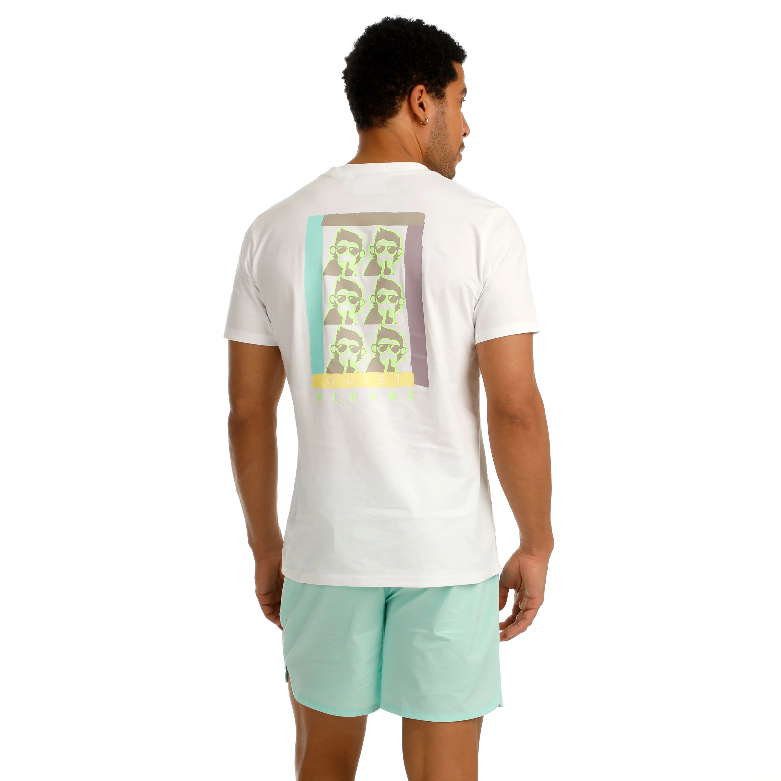 Quiet Please Wild Slam Shorts Hommes - Turquoise