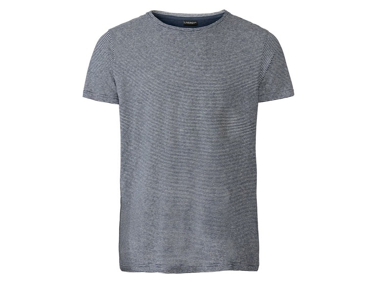 T-shirt voor heren, linnen en katoen