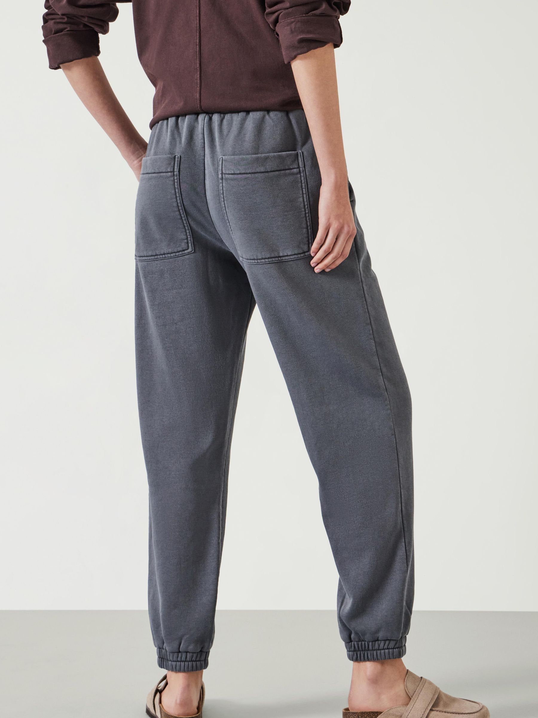 Grijs - Hush Alyna ruimvallende joggingbroek met zakdetail