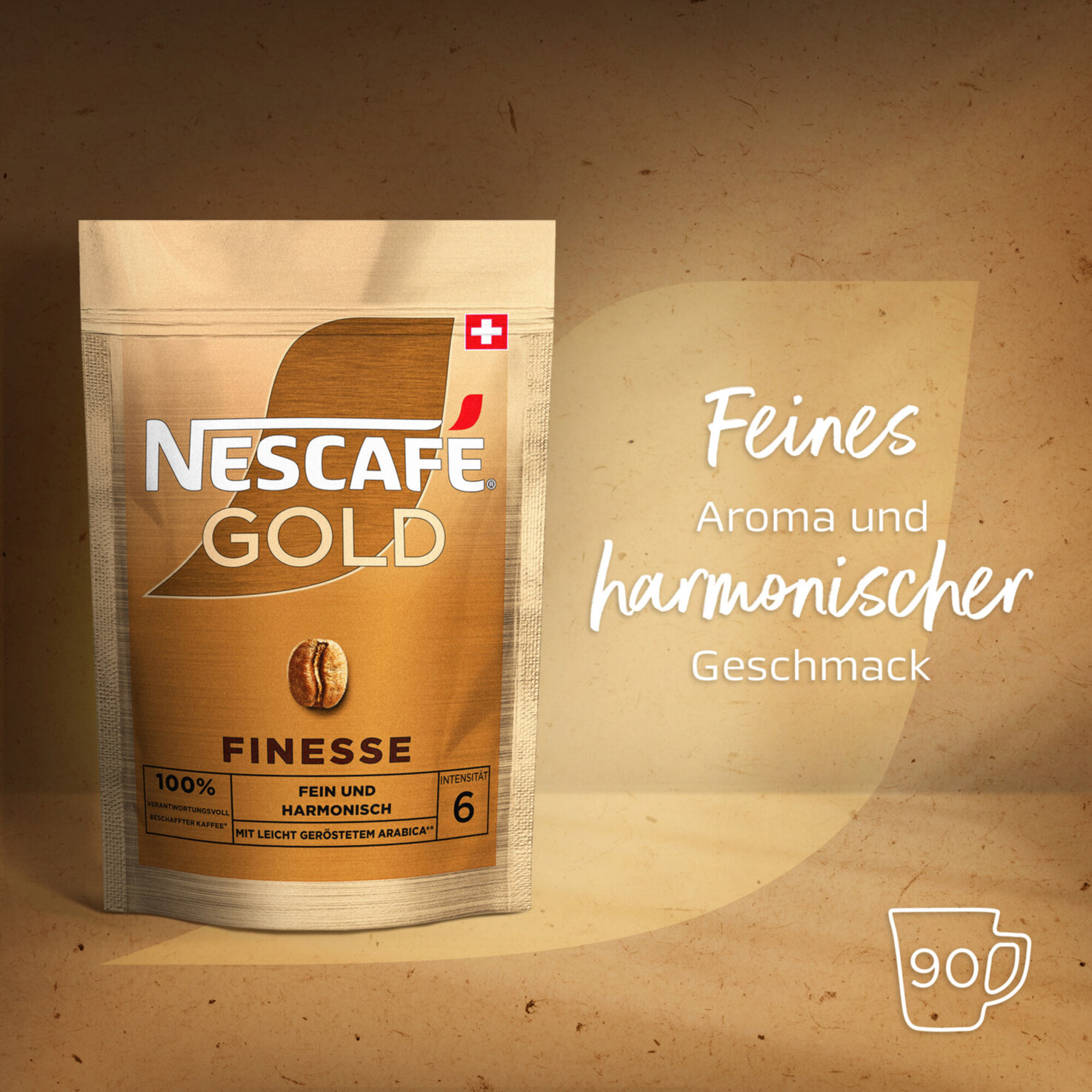 Nescafé Gold Finesse löslicher Kaffee Beutel