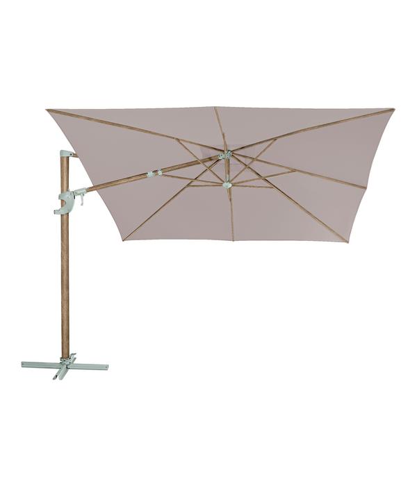 Dehner Ampelschirm Zypern, Holzoptik,