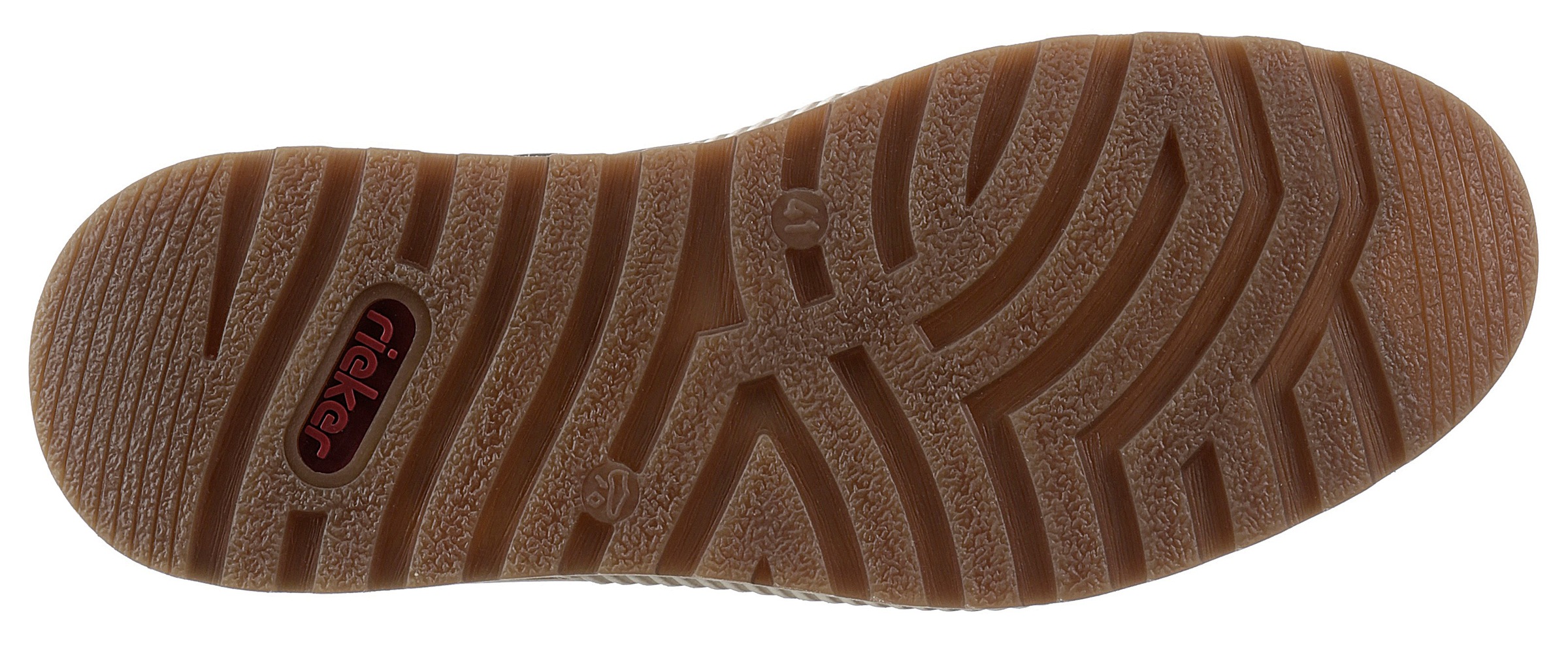Rieker Sneaker  Freizeitschuh, Halbschuh, Schnürschuh mit Kontrastbesatz