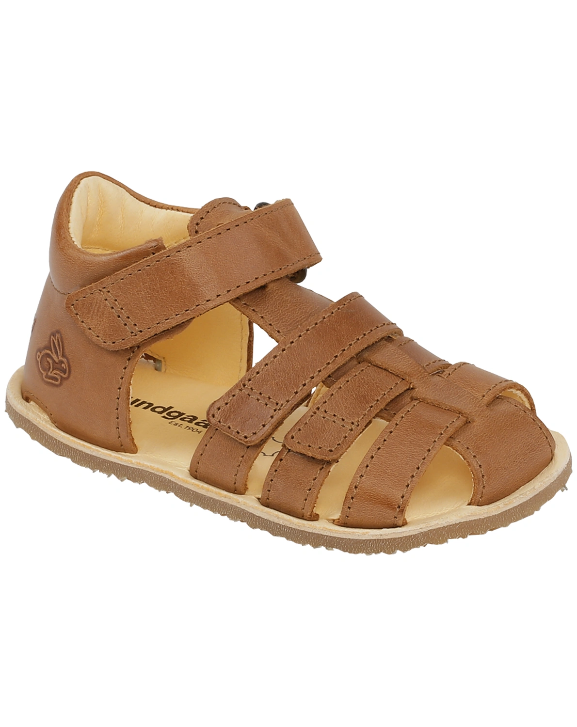 Klettsandale SEBASTIAN mit Zehenschutz in tan