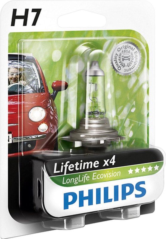 Philips - 12972Llecob1 - H7 Ecovision - 55W - 12V - Per Stuk