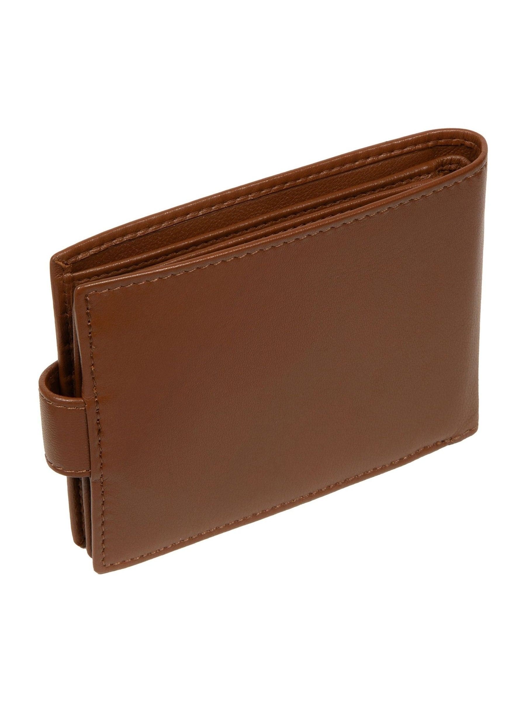 Pure Luxuries London 'Henry' Leather Brown Wallet