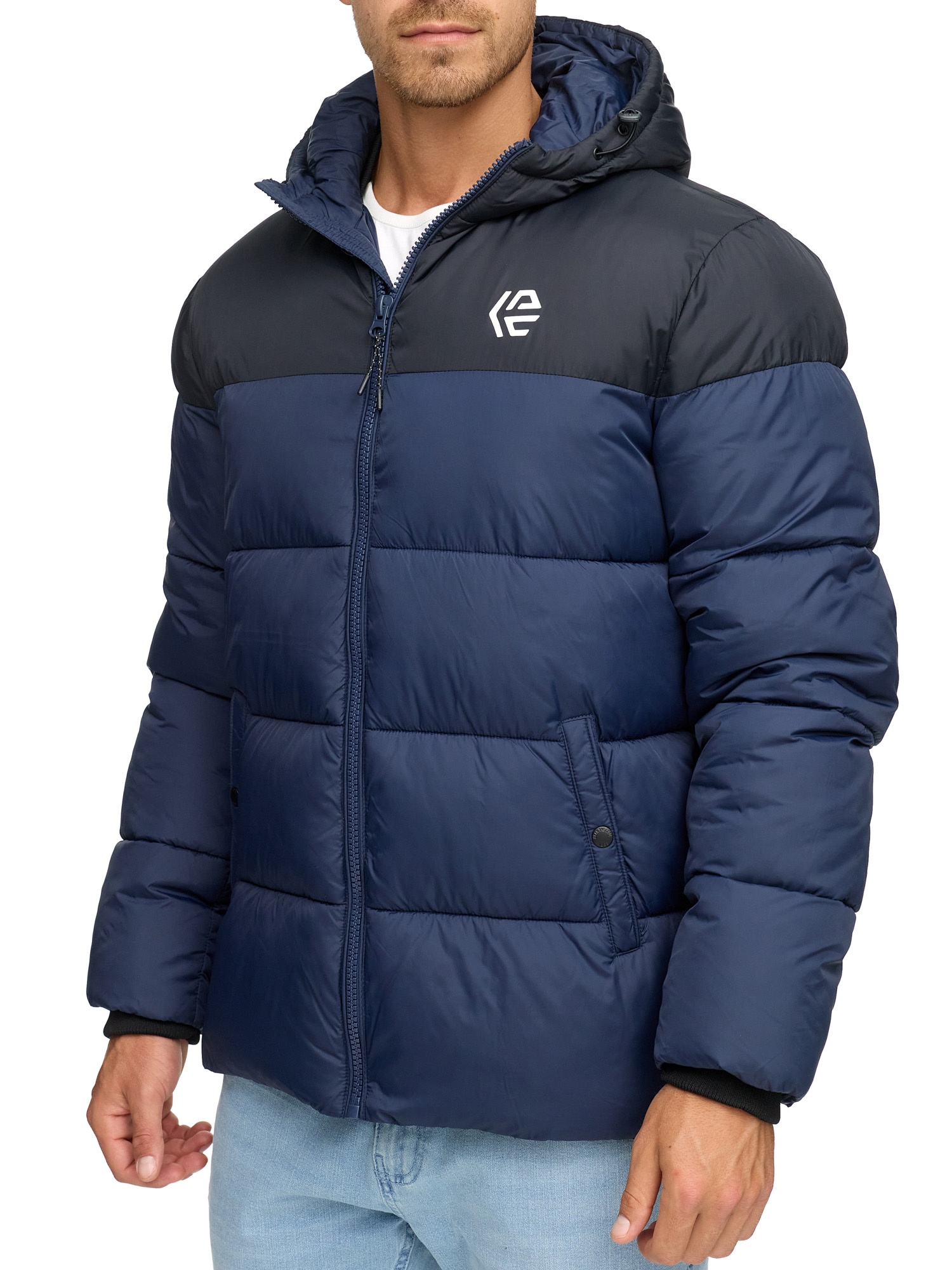Indicode Steppjacke »INAlanin« mit Kapuze
