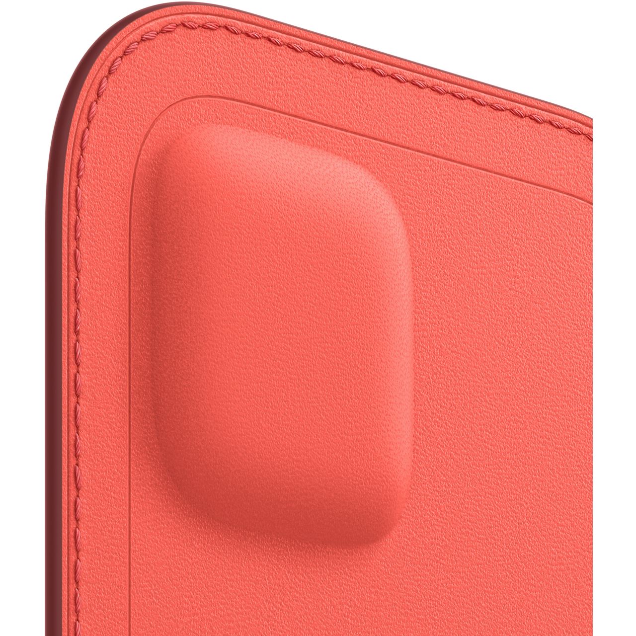 Apple Lederhülle mit MagSafe (für iPhone 12 | 12 Pro) - Zitruspink