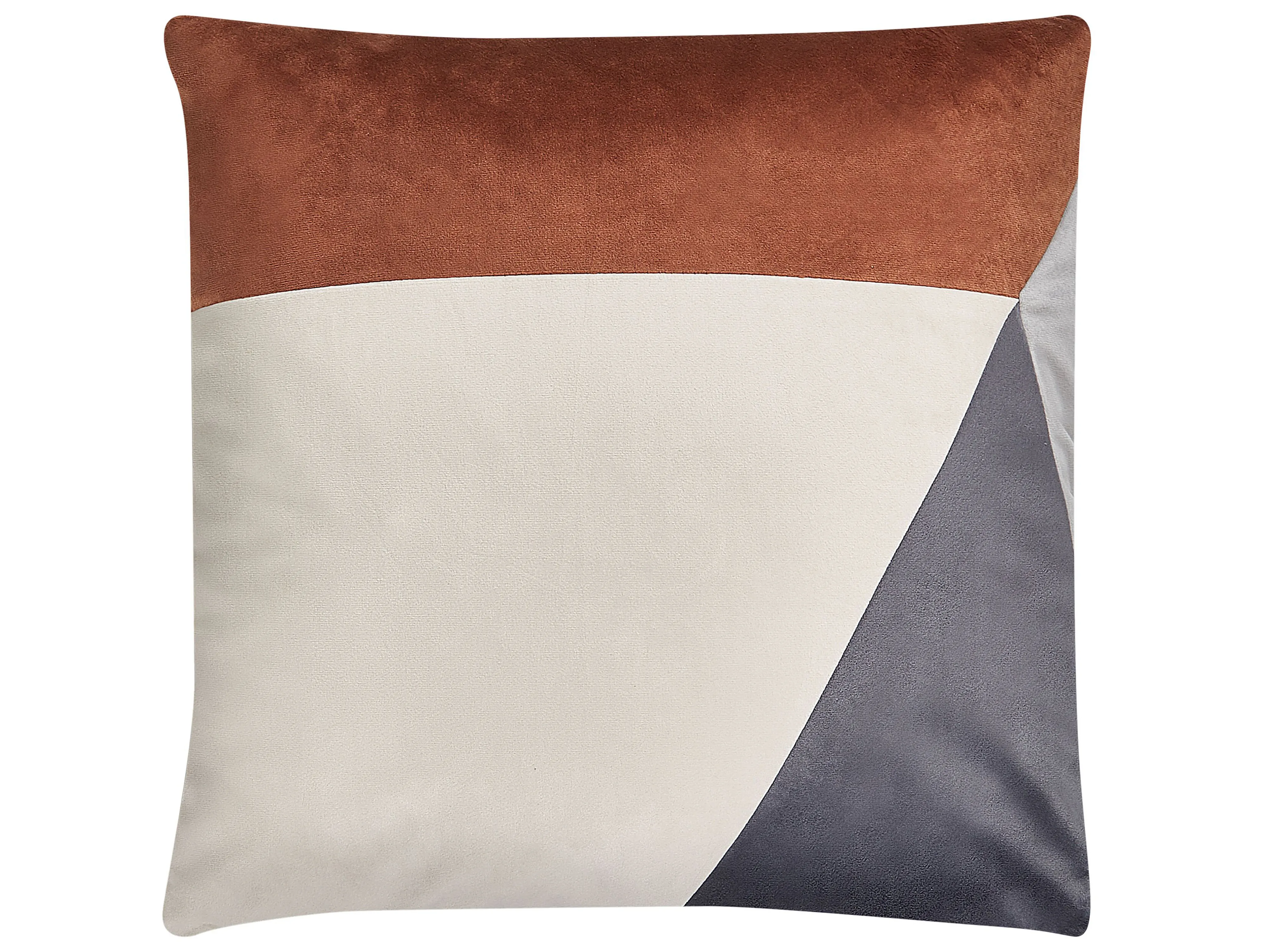 Set van 2 sierkussens CAMPSIS Fluweel 45 x 45 cm Meerkleurig geometrisch patroon